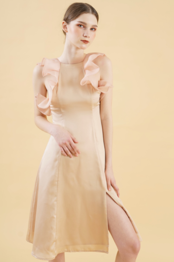 Rebecca dress champagne - VF