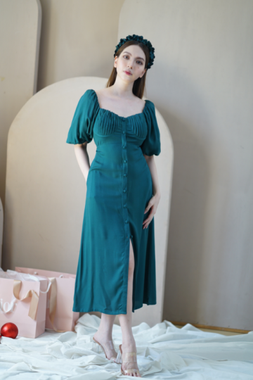 Scarlett Dress emerald- VF