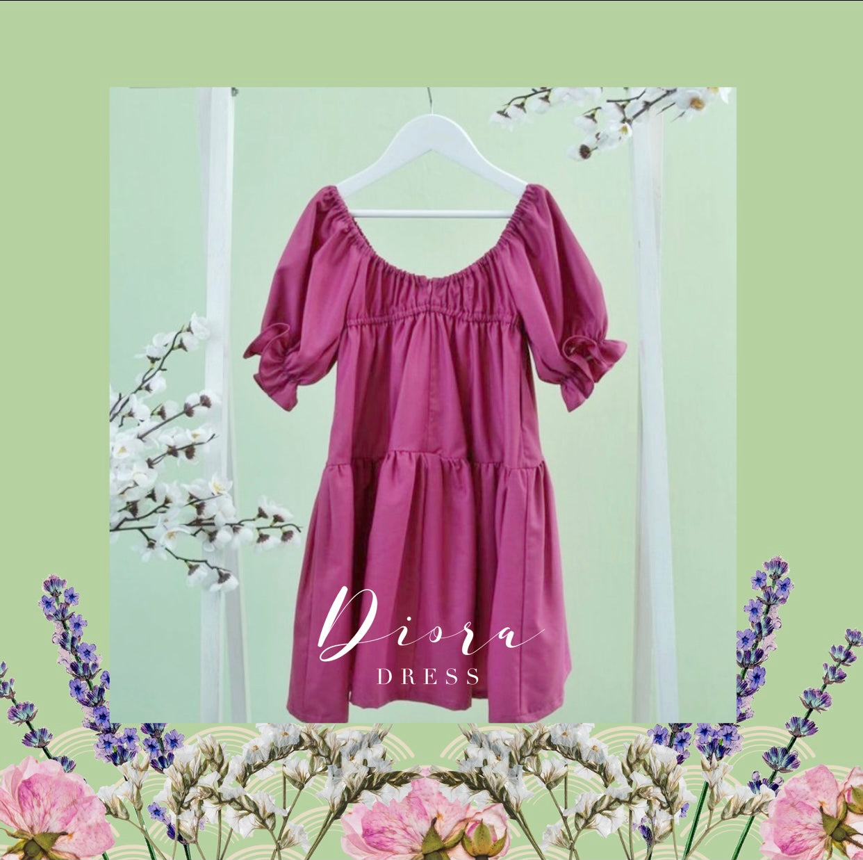 Diora dress (PO ready 1-8 Feb)- VB