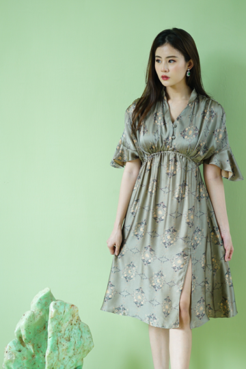 Faye Dress in olive - VF