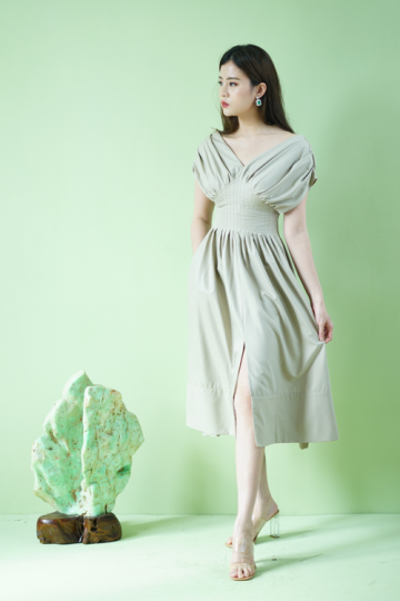 Winona dress in taupe- VF