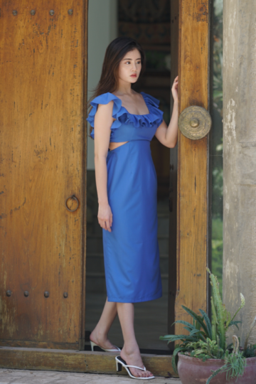 tropez dress royal blue- VF