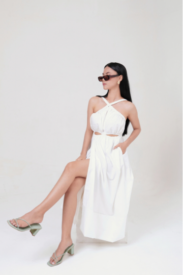 Poza Dress White- VF