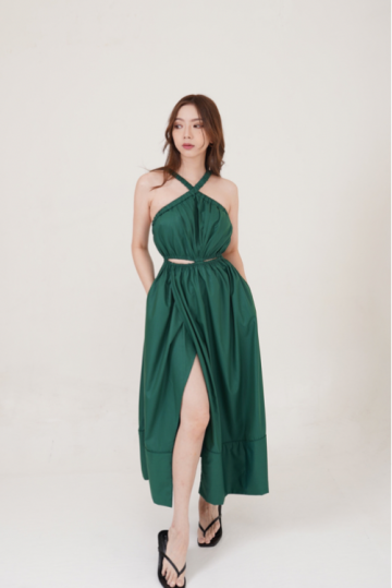 Poza Dress Emerald- VF