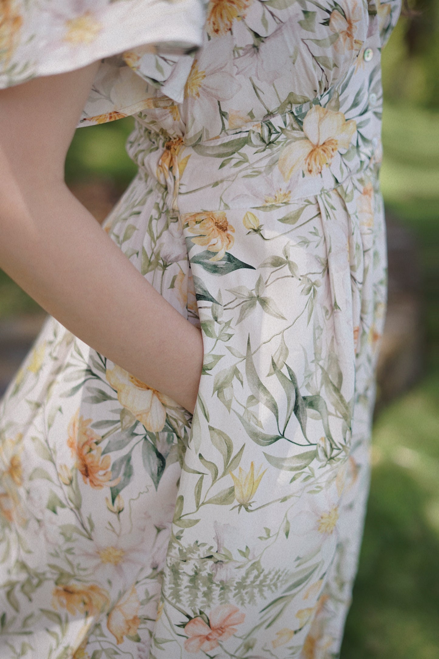 Majorka Dress Fleur Cascade Print - VF
