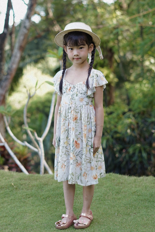 Bridge Dress Fleur Cascade Print (PO ready 9-22 Mei) - VB