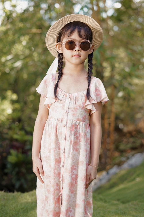 Bridge Dress Pastel Garden Print (PO ready 9-22 Mei) - VB