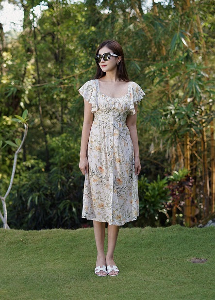 Bridge Dress Fleur Cascade Print - VF