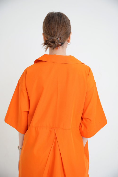 Aoki Shirt Dress Tangerine - VF