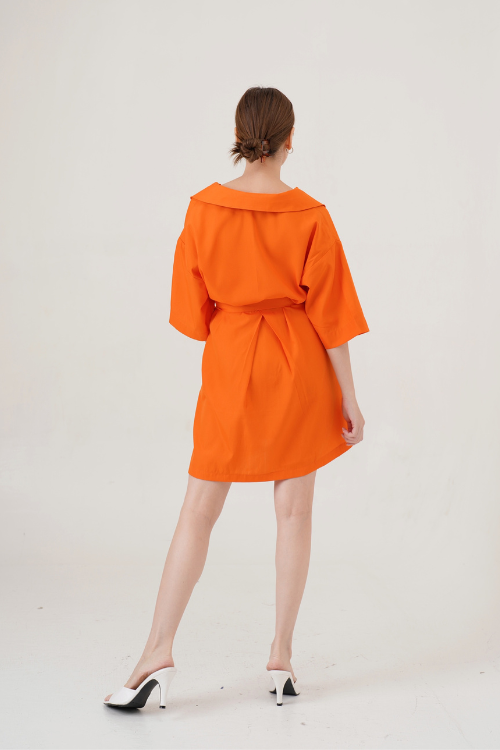 Aoki Shirt Dress Tangerine - VF