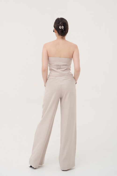 Alain Bustier Vest Taupe - VF