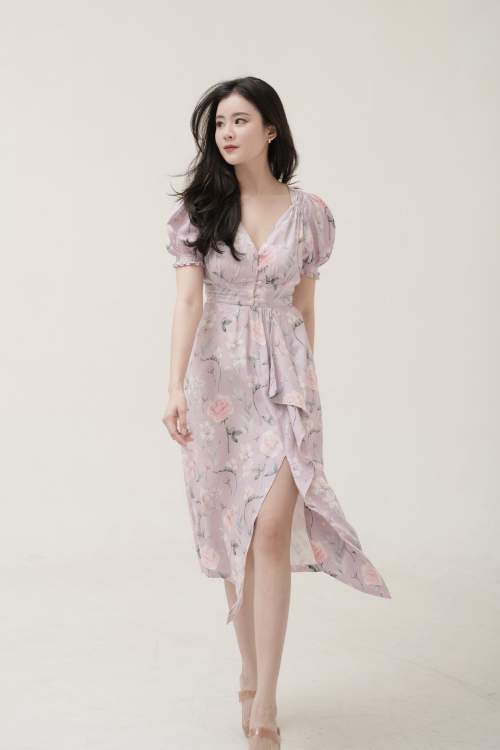 Allegra Dress Lilac Fleure - VF