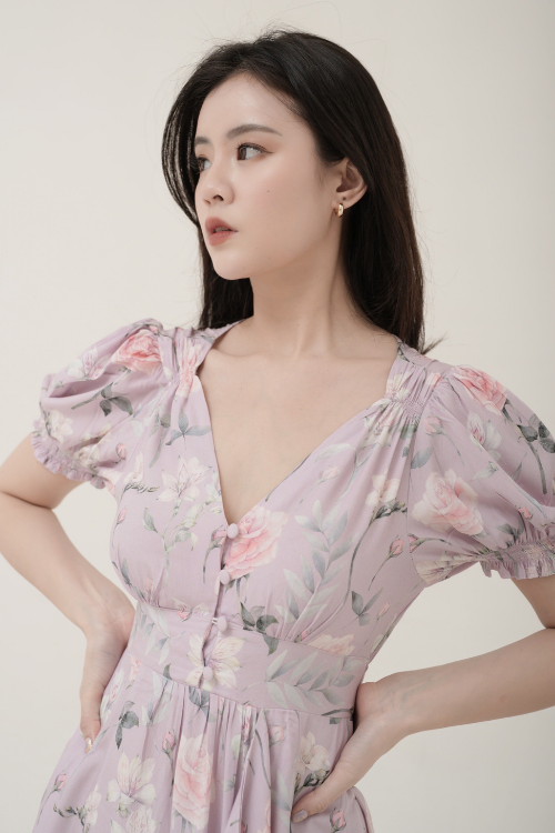 Allegra Dress Lilac Fleure - VF
