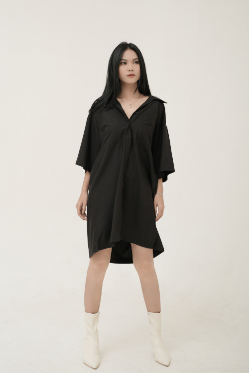 Aoki Shirt Dress Black - VF
