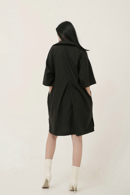 Aoki Shirt Dress Black - VF