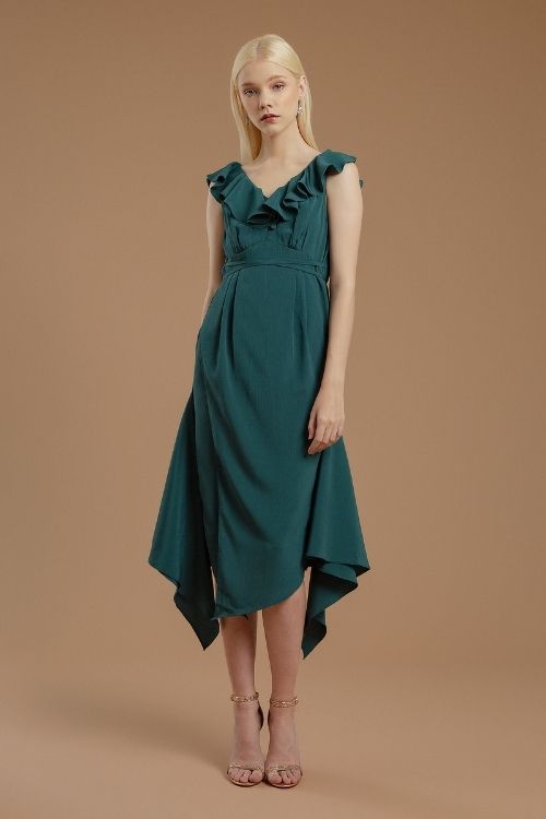 Roulin Dress Emerald - VF