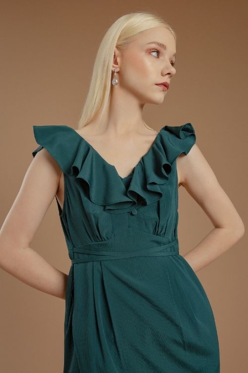 Roulin Dress Emerald - VF