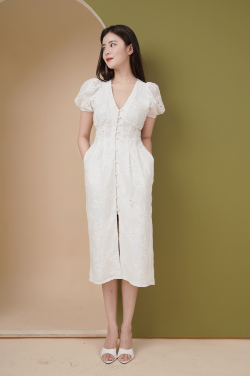 Primrose Dress White - VF
