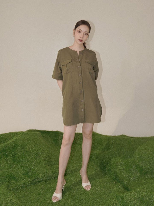 Lyoja Dress Olive - VF