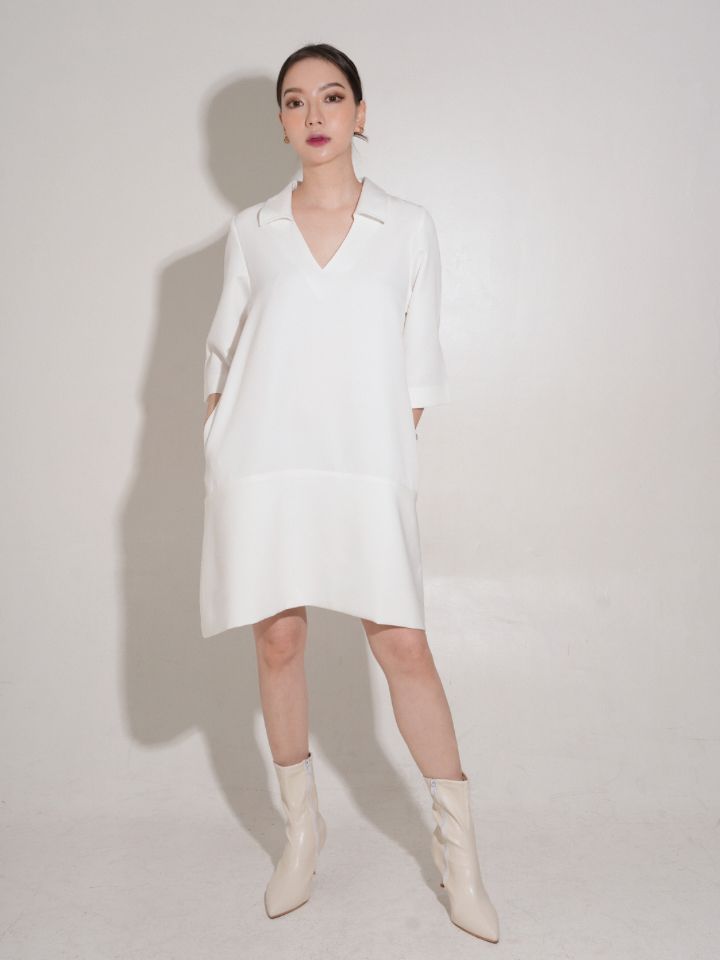 Maje Mini Dress White - VF