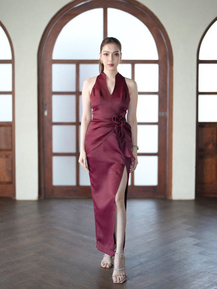 Paulina Dress burgundy - VF