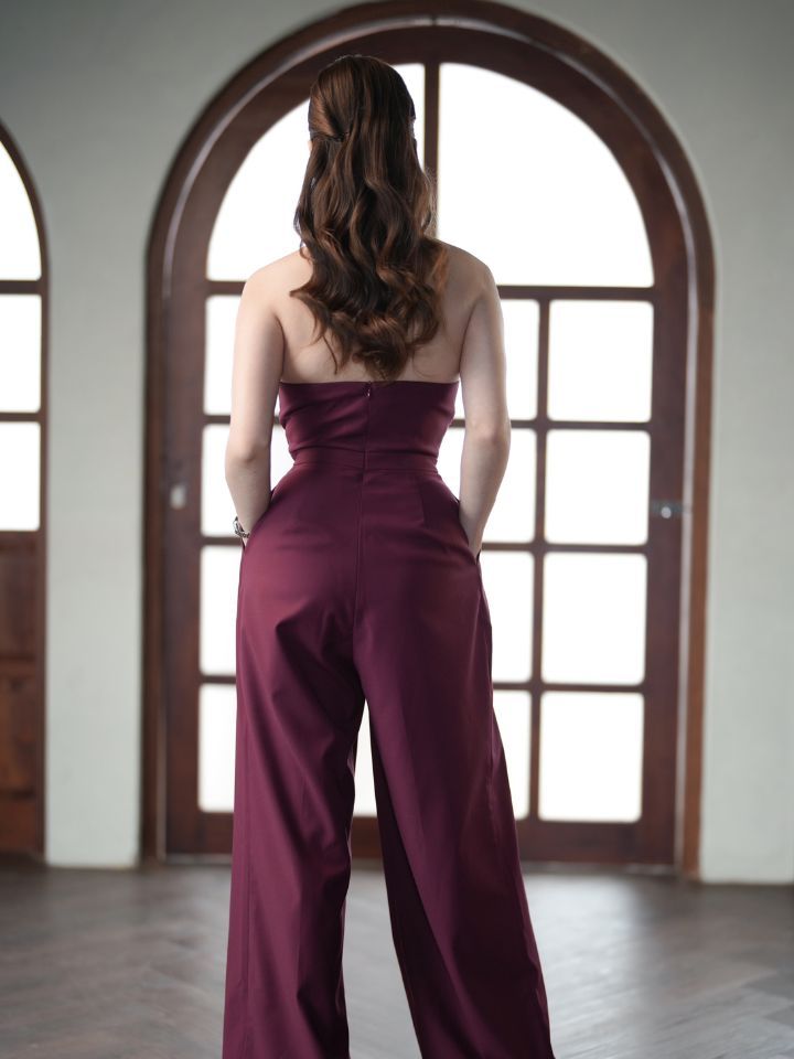 Gerald Jumpsuit Burgundy - VF