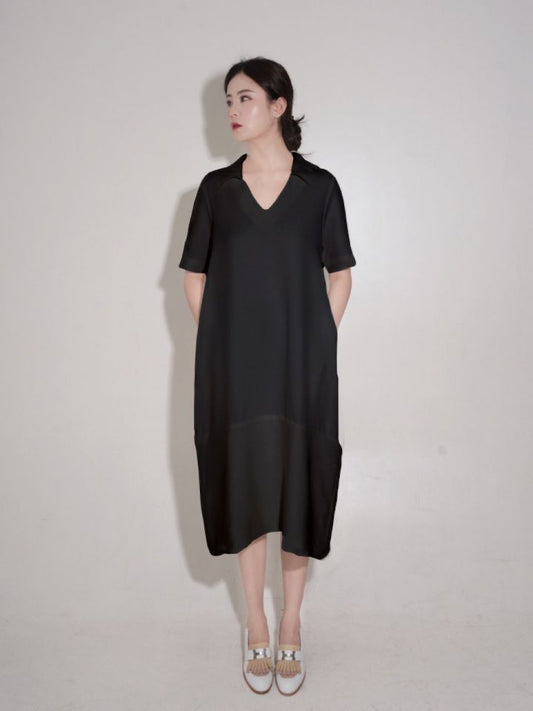 Maje Midi Dress Black - VF