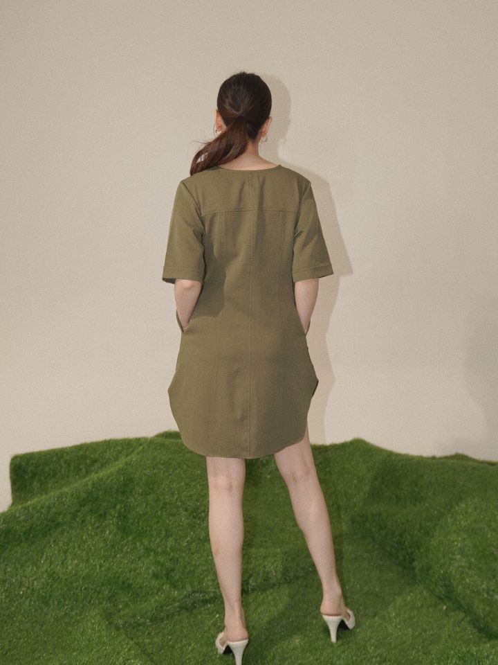 Lyoja Dress Olive - VF