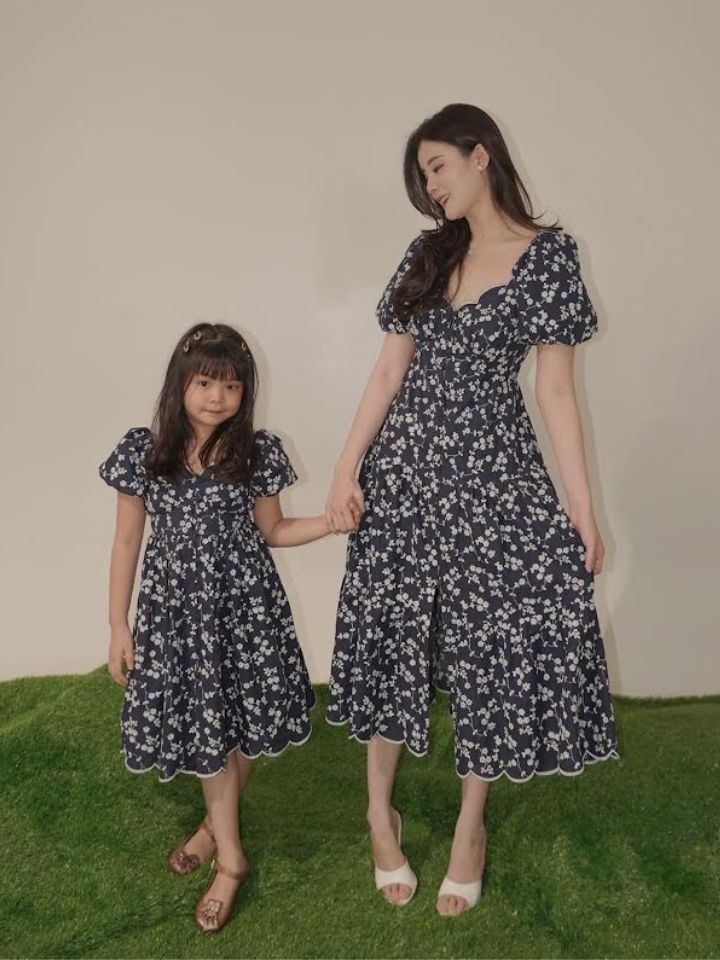 Sofia Dress Puffy Navy Bundle - VF (PO 12-19 Juli)