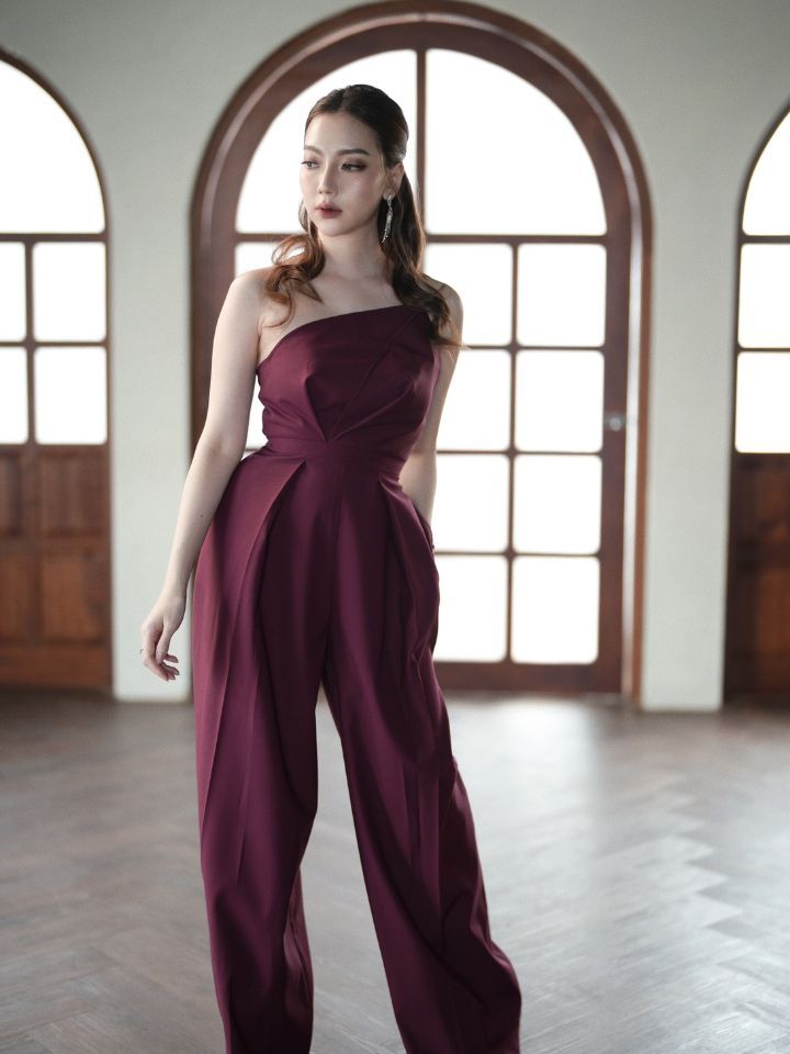 Gerald Jumpsuit Burgundy - VF