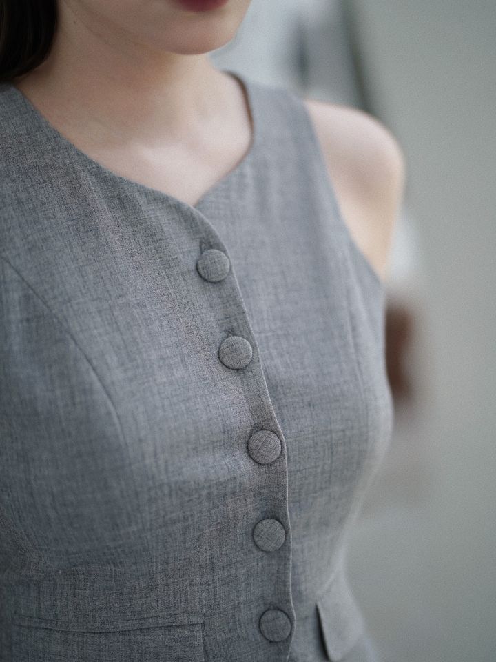 Miza Vest Top Grey - VF